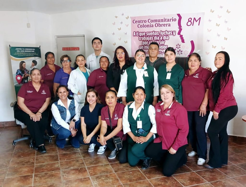El Ayuntamiento de Puerto Peñasco, en coordinación con el Centro de Salud Urbano y el programa IMSS-Bienestar, llevó a cabo con éxito la Jornada de Salud en el Centro Comunitario Colonia Obrera