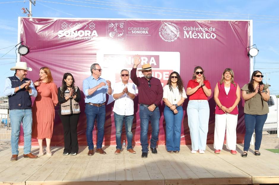 Fortalecen Municipio y Estado atención directa a las familias con la feria “Sonora Atiende” en la colonia San Rafael.